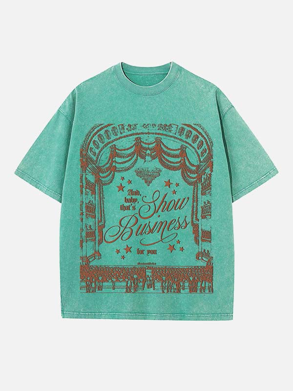 Taylor Swift Print Round Neck T-shirt