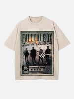 Fall Out Boy Print Round Neck T-shirt