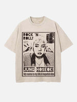 BTS Print Round Neck T-shirt