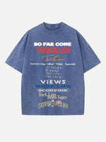 Drake Print Round Neck T-shirt