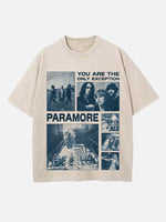 Paramore Print Round Neck T-shirt