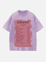 Frank Ocean Print Round Neck T-shirt