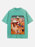 Beyoncé Print Round Neck T-shirt