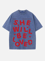 Maroon 5 Print Round Neck T-shirt