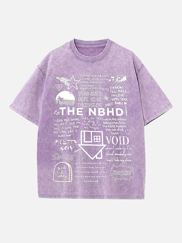 The Neighbourhood Print Round Neck T-shirt