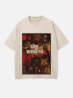 The Weeknd Print Round Neck T-shirt