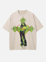 Charli xcx Print Round Neck T-shirt