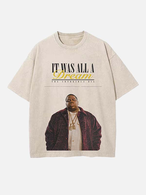 The Notorious B.I.G. Print Round Neck T-shirt