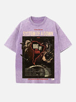 System of a Down Print Round Neck T-shirt