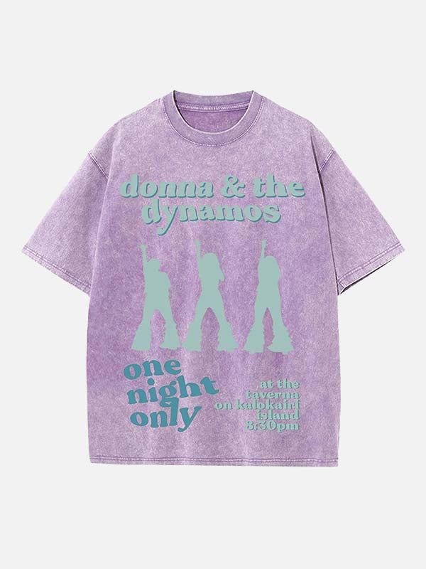 ABBA Print Round Neck T-shirt