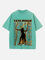 Tate McRae Print Round Neck T-shirt