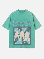 ABBA Print Round Neck T-shirt