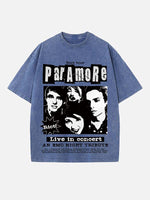 Paramore Print Round Neck T-shirt