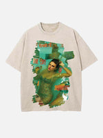 Taylor Swift Print Round Neck T-shirt