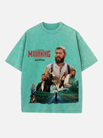 Post Malone Print Round Neck T-shirt