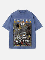 Eagles Print Round Neck T-shirt