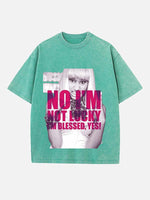 Nicki Minaj Print Round Neck T-shirt