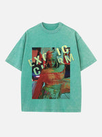 Rihanna Print Round Neck T-shirt