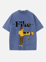 Dominic Fike Print Round Neck T-shirt