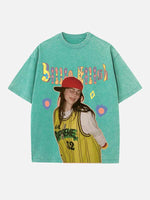 Billie Eilish Print Round Neck T-shirt