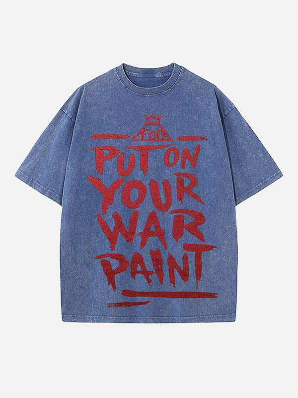 Fall Out Boy Print Round Neck T-shirt