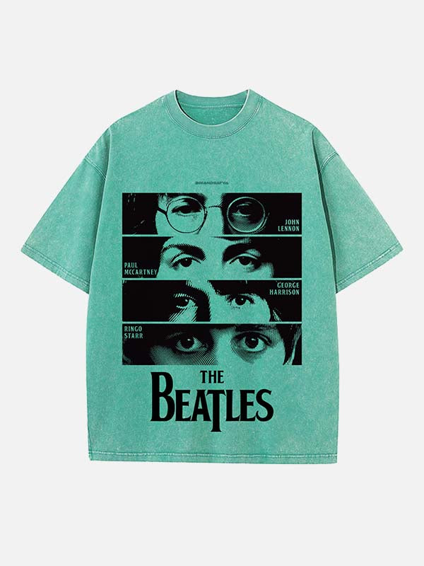The Beatles Print Round Neck T-shirt