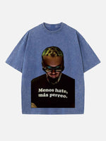 J Balvin Print Round Neck T-shirt