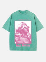 Kali Uchis Print Round Neck T-shirt