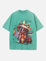 The Notorious B.I.G. Print Round Neck T-shirt