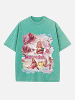 Zara Larsson Print Round Neck T-shirt