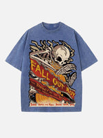 Fall Out Boy Print Round Neck T-shirt