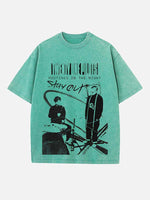 Twenty One Pilots Print Round Neck T-shirt