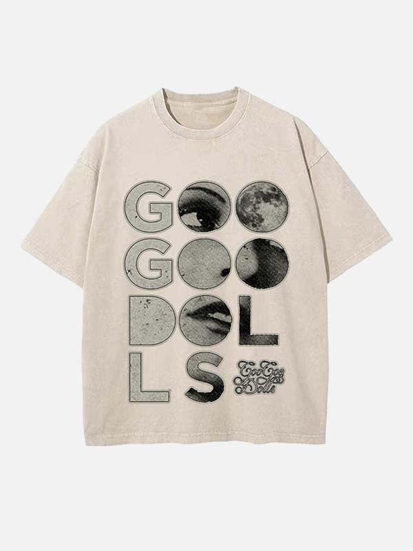 The Goo Goo Dolls Print Round Neck T-shirt