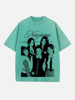 NewJeans Print Round Neck T-shirt