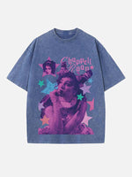 Chappell Roan Print Round Neck T-shirt