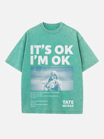 Tate McRae Print Round Neck T-shirt
