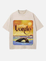 Lorde Print Round Neck T-shirt