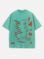 Taylor Swift Print Round Neck T-shirt