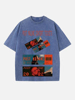 Post Malone Print Round Neck T-shirt