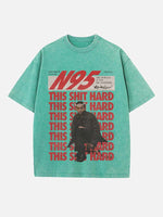 Kendrick Lamar Print Round Neck T-shirt