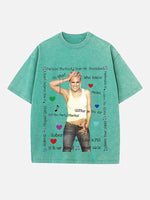 P!nk Print Round Neck T-shirt