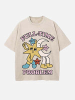 Fall Out Boy Print Round Neck T-shirt