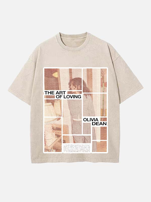 Olivia Dean Print Round Neck T-shirt