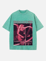 Sabrina Carpenter Print Round Neck T-shirt