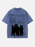 OneRepublic Print Round Neck T-shirt