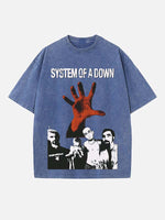 System of a Down Print Round Neck T-shirt