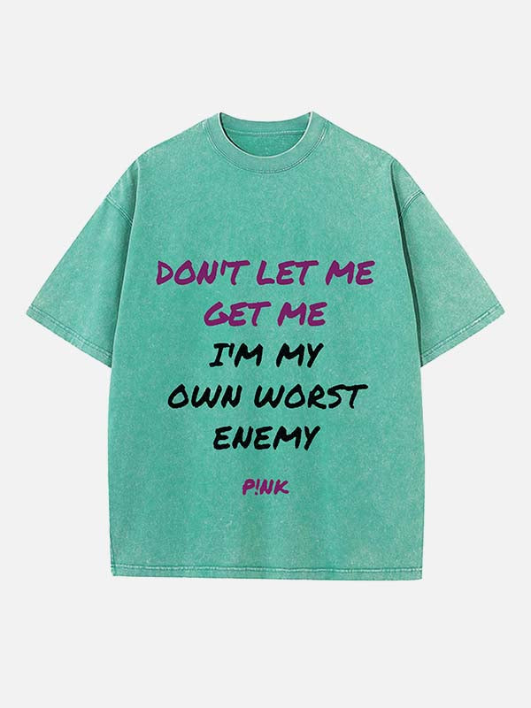 P!nk Print Round Neck T-shirt