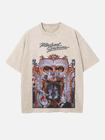 Michael Jackson Print Round Neck T-shirt