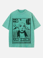 BTS Print Round Neck T-shirt