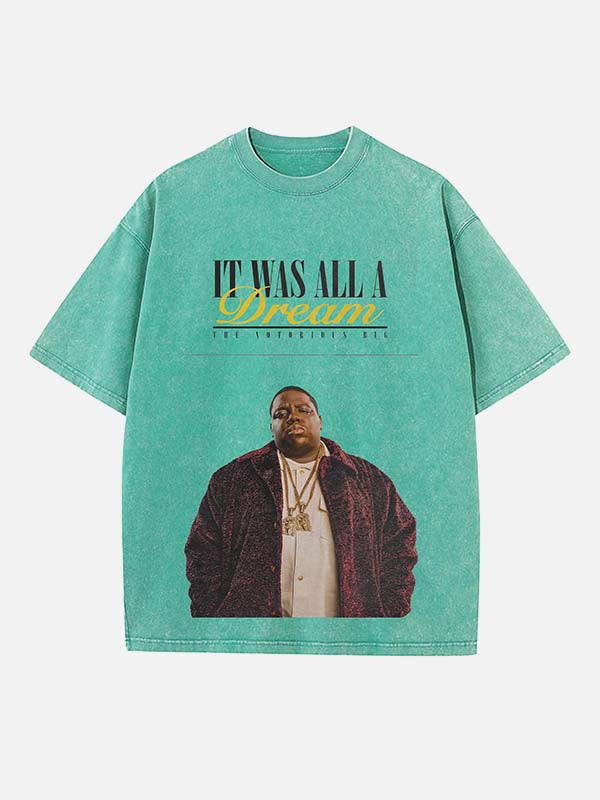 The Notorious B.I.G. Print Round Neck T-shirt